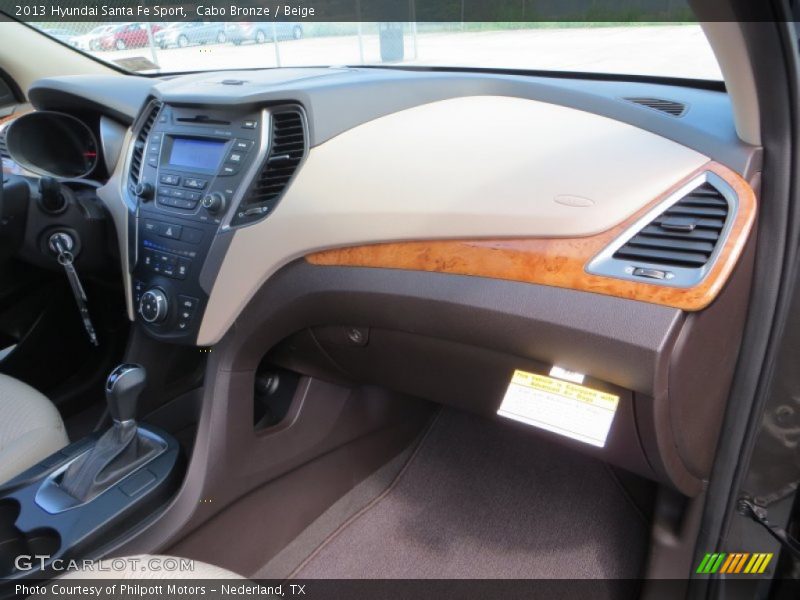 Cabo Bronze / Beige 2013 Hyundai Santa Fe Sport