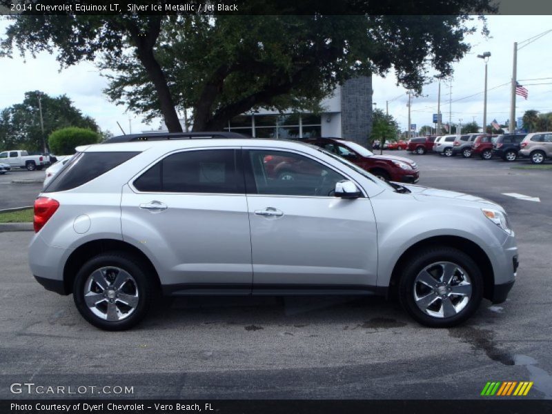 Silver Ice Metallic / Jet Black 2014 Chevrolet Equinox LT