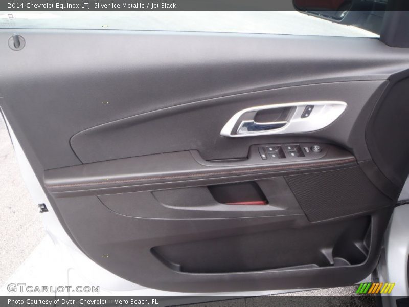 Silver Ice Metallic / Jet Black 2014 Chevrolet Equinox LT