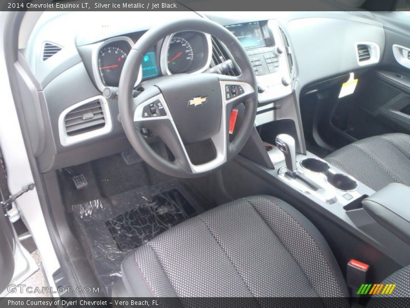 Silver Ice Metallic / Jet Black 2014 Chevrolet Equinox LT