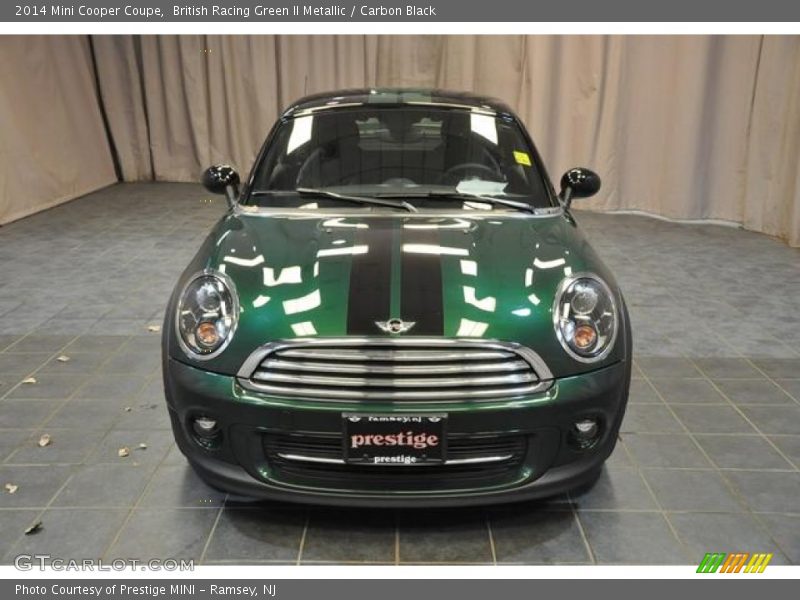 British Racing Green II Metallic / Carbon Black 2014 Mini Cooper Coupe