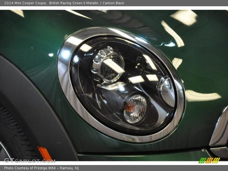 British Racing Green II Metallic / Carbon Black 2014 Mini Cooper Coupe