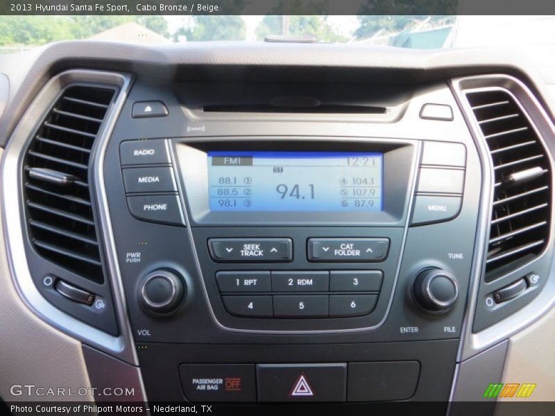 Cabo Bronze / Beige 2013 Hyundai Santa Fe Sport