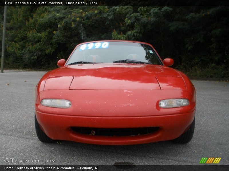 Classic Red / Black 1990 Mazda MX-5 Miata Roadster