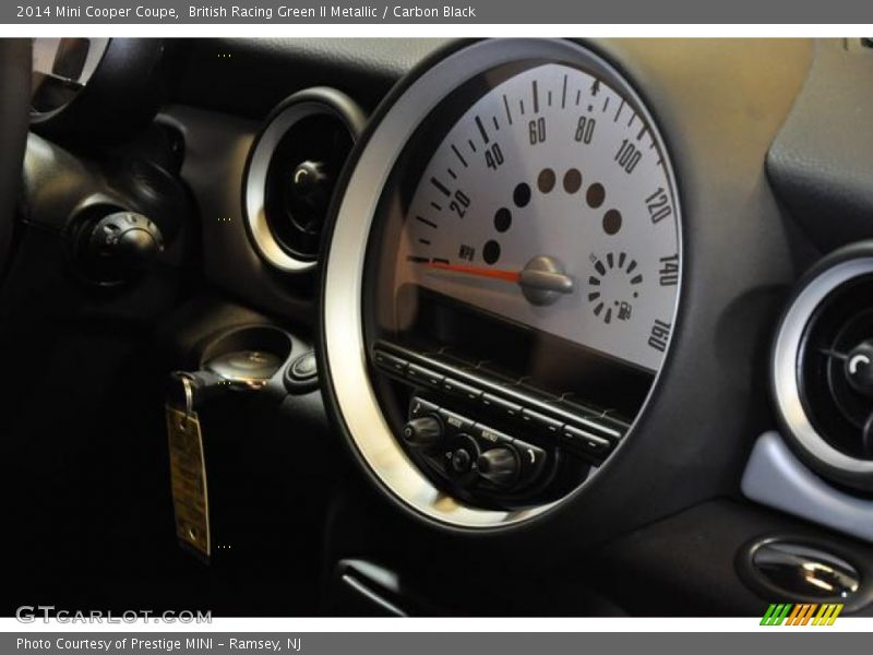 British Racing Green II Metallic / Carbon Black 2014 Mini Cooper Coupe