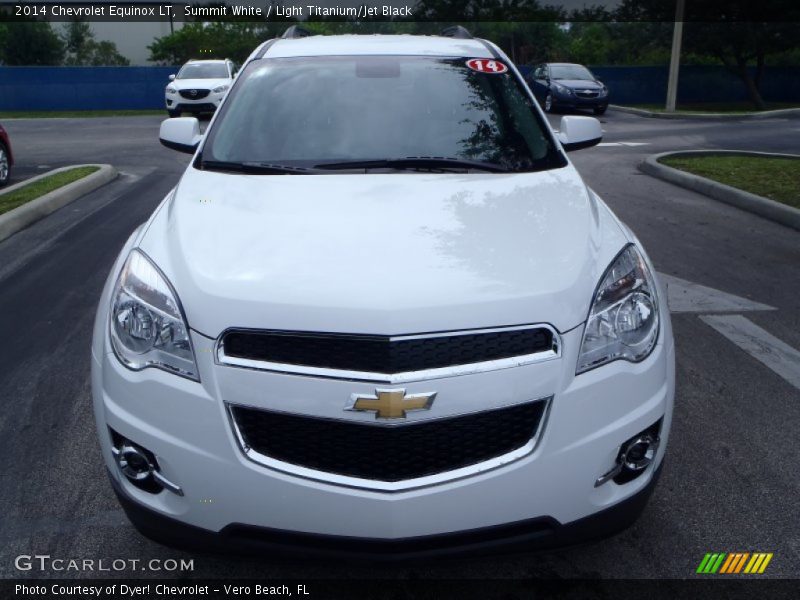 Summit White / Light Titanium/Jet Black 2014 Chevrolet Equinox LT