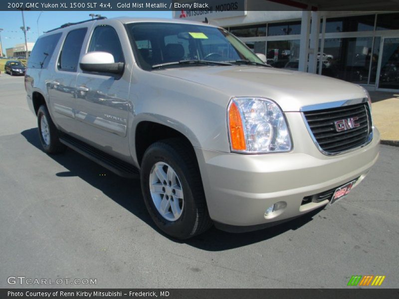 Gold Mist Metallic / Ebony Black 2007 GMC Yukon XL 1500 SLT 4x4