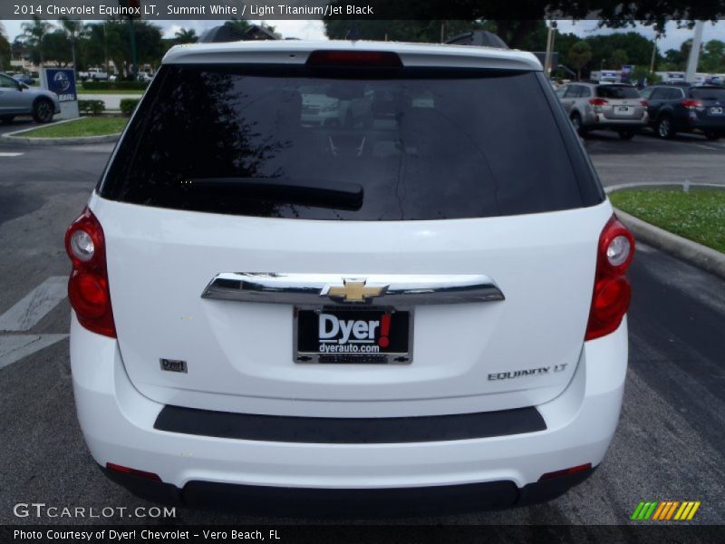 Summit White / Light Titanium/Jet Black 2014 Chevrolet Equinox LT