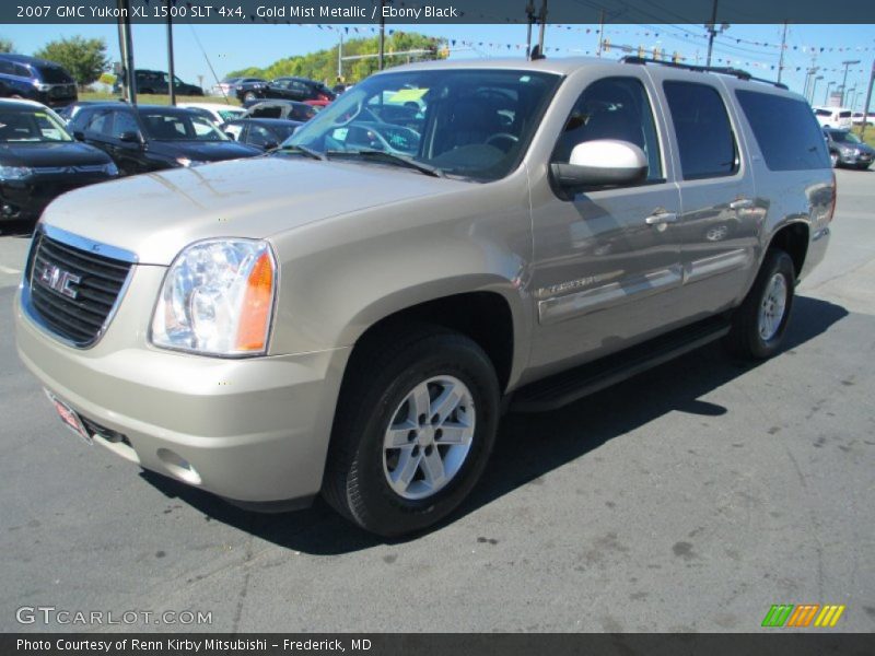 Gold Mist Metallic / Ebony Black 2007 GMC Yukon XL 1500 SLT 4x4