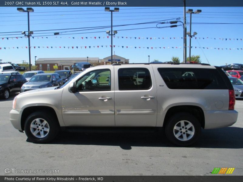 Gold Mist Metallic / Ebony Black 2007 GMC Yukon XL 1500 SLT 4x4