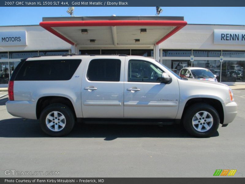 Gold Mist Metallic / Ebony Black 2007 GMC Yukon XL 1500 SLT 4x4