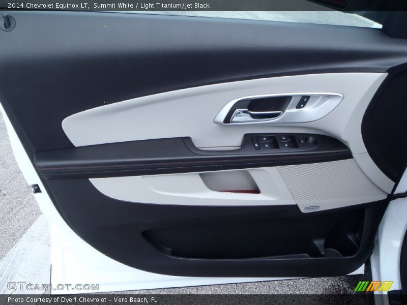 Summit White / Light Titanium/Jet Black 2014 Chevrolet Equinox LT
