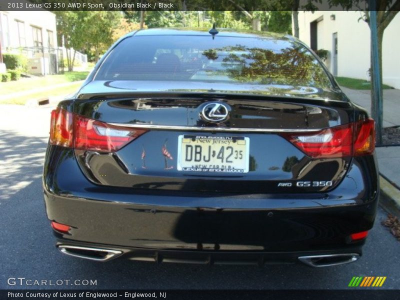 Obsidian Black / Black 2013 Lexus GS 350 AWD F Sport