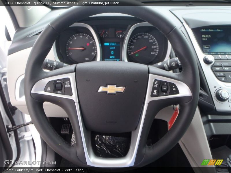 Summit White / Light Titanium/Jet Black 2014 Chevrolet Equinox LT