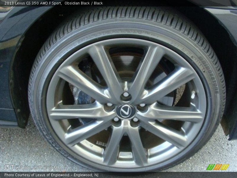 Obsidian Black / Black 2013 Lexus GS 350 AWD F Sport