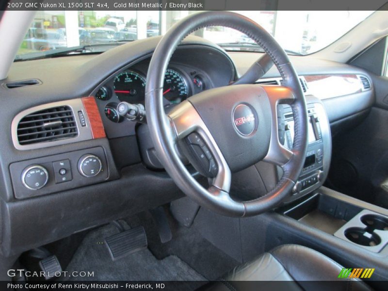 Gold Mist Metallic / Ebony Black 2007 GMC Yukon XL 1500 SLT 4x4