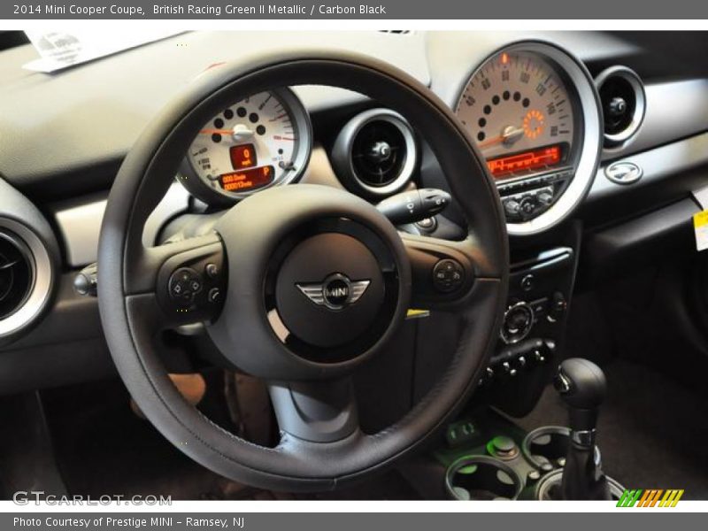 British Racing Green II Metallic / Carbon Black 2014 Mini Cooper Coupe