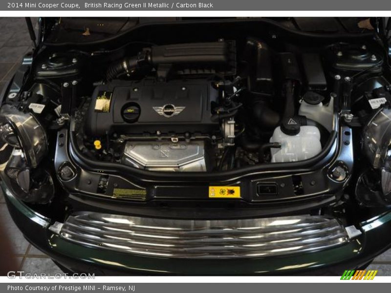 British Racing Green II Metallic / Carbon Black 2014 Mini Cooper Coupe