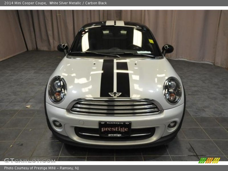 White Silver Metallic / Carbon Black 2014 Mini Cooper Coupe