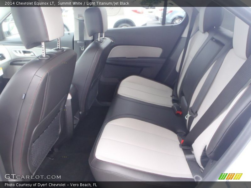 Summit White / Light Titanium/Jet Black 2014 Chevrolet Equinox LT