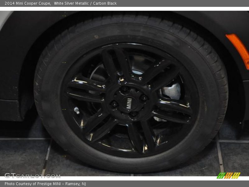 White Silver Metallic / Carbon Black 2014 Mini Cooper Coupe