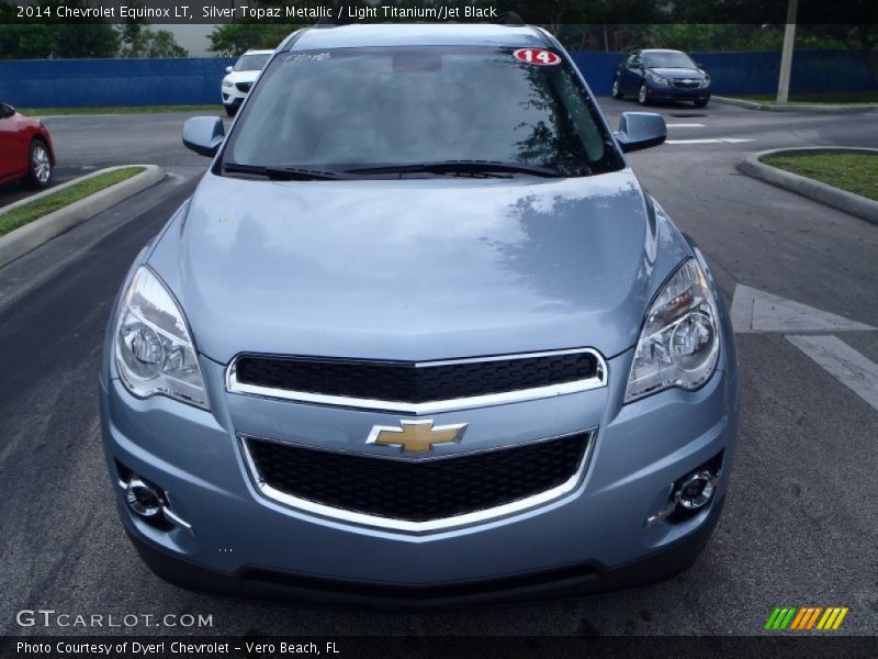 Silver Topaz Metallic / Light Titanium/Jet Black 2014 Chevrolet Equinox LT