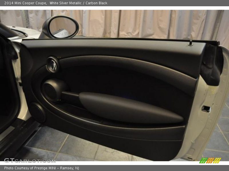White Silver Metallic / Carbon Black 2014 Mini Cooper Coupe