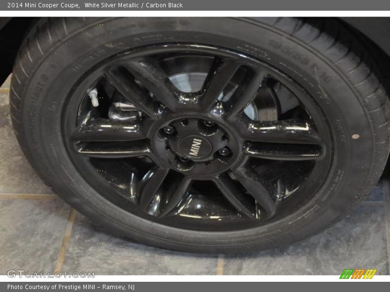 White Silver Metallic / Carbon Black 2014 Mini Cooper Coupe