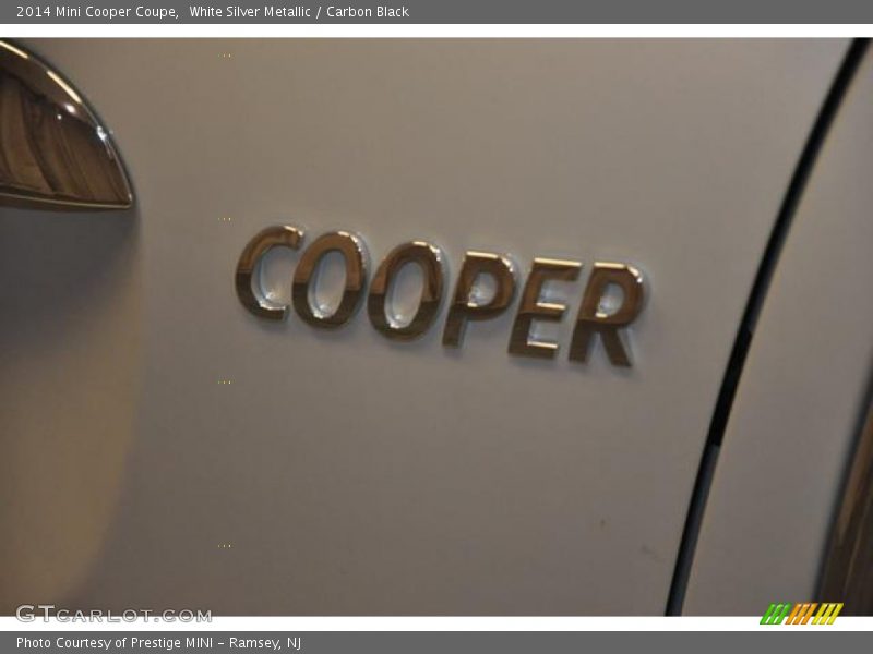 White Silver Metallic / Carbon Black 2014 Mini Cooper Coupe
