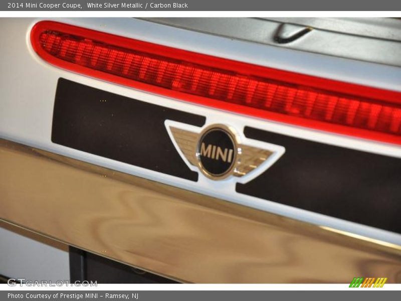 White Silver Metallic / Carbon Black 2014 Mini Cooper Coupe