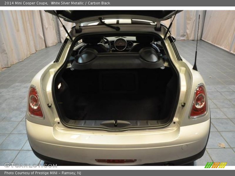 White Silver Metallic / Carbon Black 2014 Mini Cooper Coupe