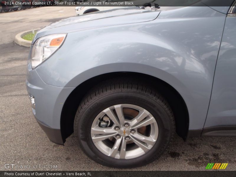 Silver Topaz Metallic / Light Titanium/Jet Black 2014 Chevrolet Equinox LT