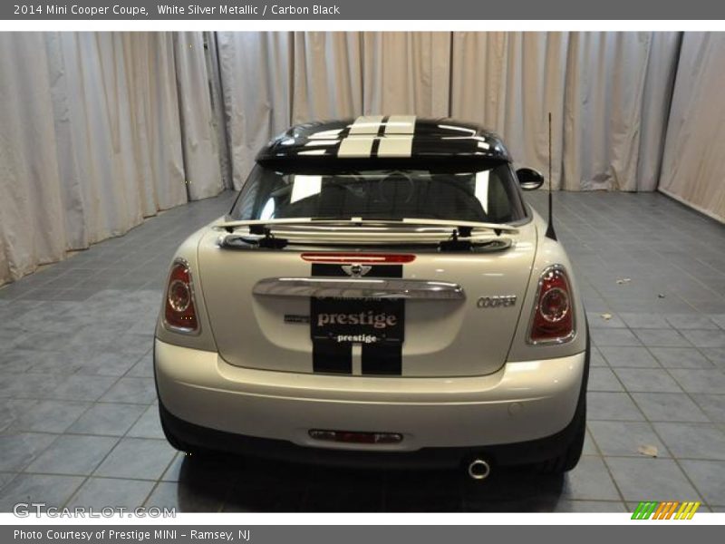 White Silver Metallic / Carbon Black 2014 Mini Cooper Coupe
