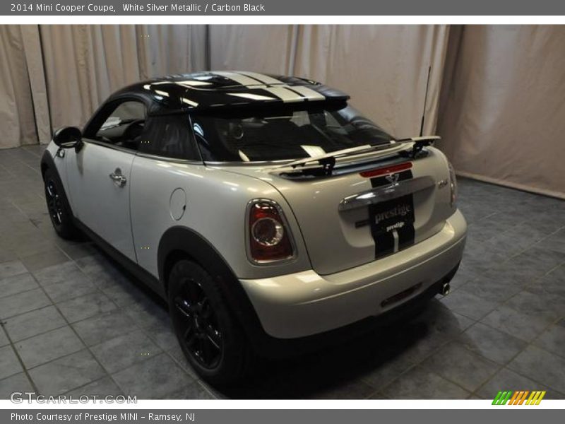 White Silver Metallic / Carbon Black 2014 Mini Cooper Coupe