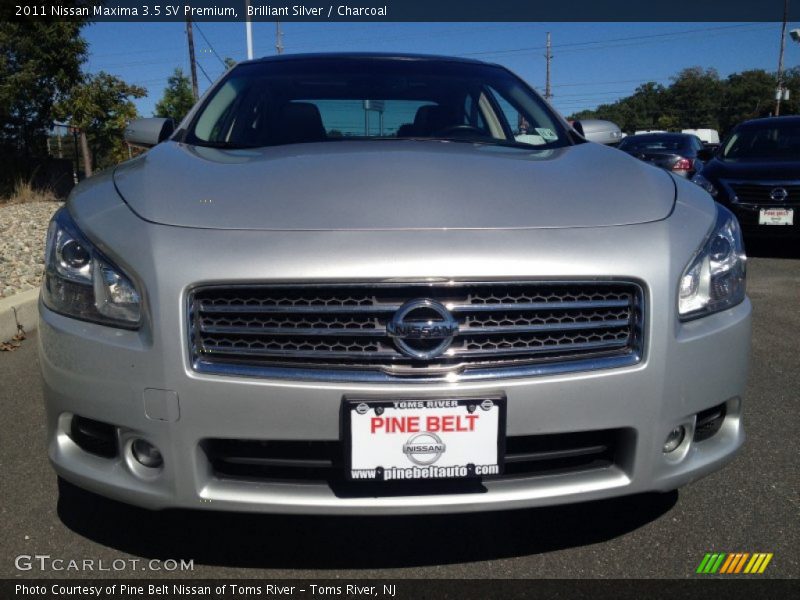 Brilliant Silver / Charcoal 2011 Nissan Maxima 3.5 SV Premium