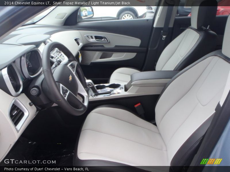 Front Seat of 2014 Equinox LT