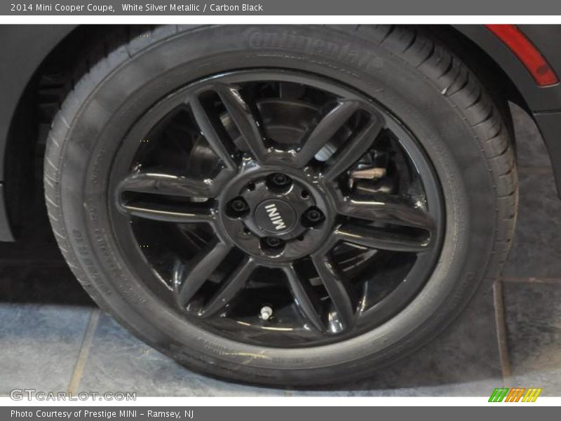 White Silver Metallic / Carbon Black 2014 Mini Cooper Coupe