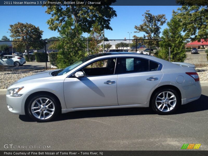 Brilliant Silver / Charcoal 2011 Nissan Maxima 3.5 SV Premium