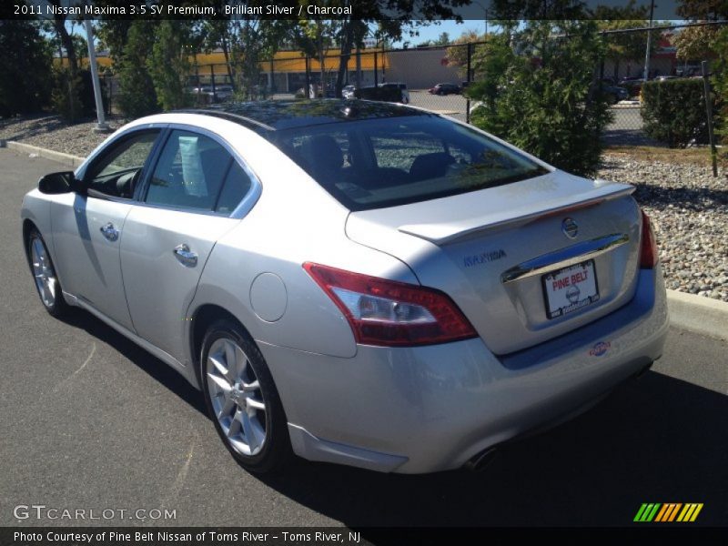 Brilliant Silver / Charcoal 2011 Nissan Maxima 3.5 SV Premium