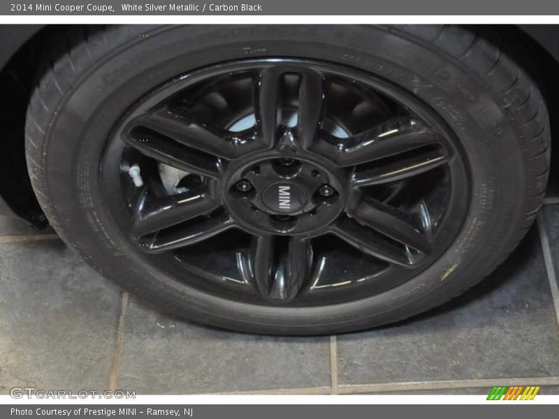 White Silver Metallic / Carbon Black 2014 Mini Cooper Coupe