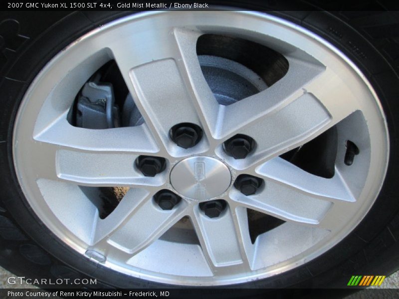 Gold Mist Metallic / Ebony Black 2007 GMC Yukon XL 1500 SLT 4x4