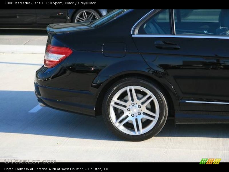 Black / Grey/Black 2008 Mercedes-Benz C 350 Sport