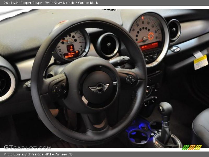 White Silver Metallic / Carbon Black 2014 Mini Cooper Coupe