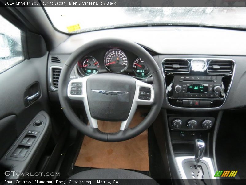 Billet Silver Metallic / Black 2014 Chrysler 200 Touring Sedan