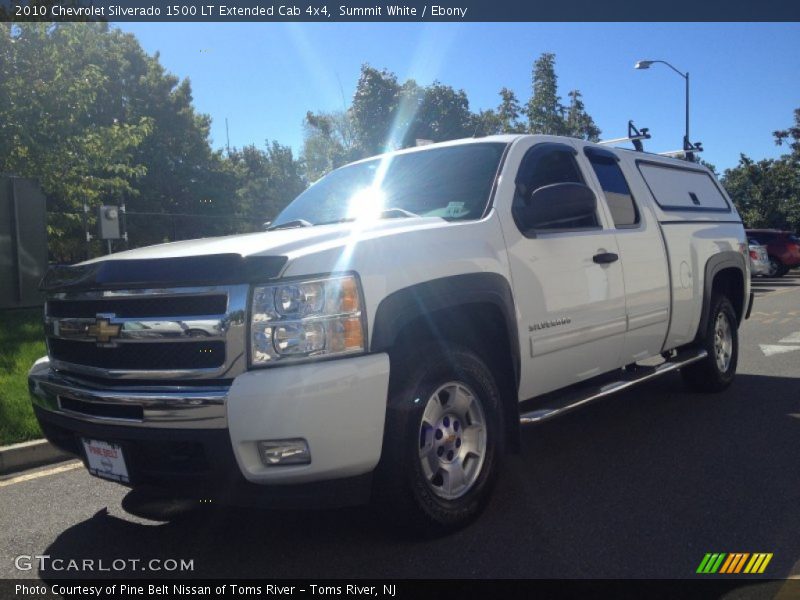 Summit White / Ebony 2010 Chevrolet Silverado 1500 LT Extended Cab 4x4