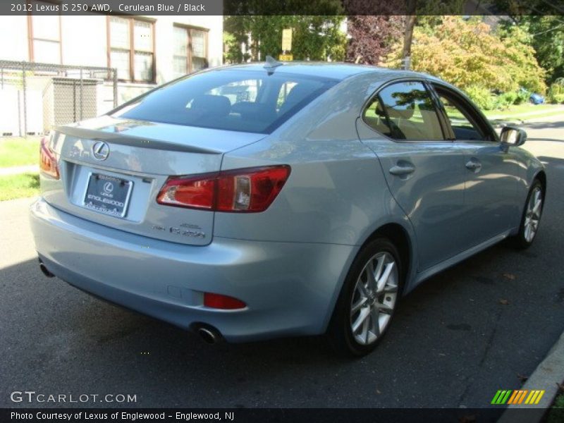 Cerulean Blue / Black 2012 Lexus IS 250 AWD