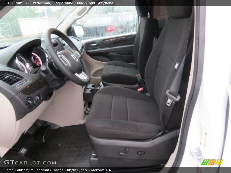  2014 C/V Tradesman Black/Light Graystone Interior