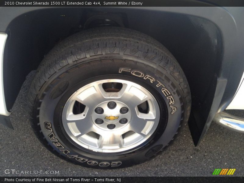 Summit White / Ebony 2010 Chevrolet Silverado 1500 LT Extended Cab 4x4