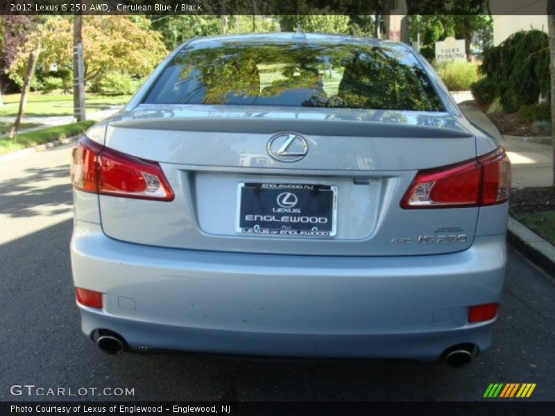 Cerulean Blue / Black 2012 Lexus IS 250 AWD