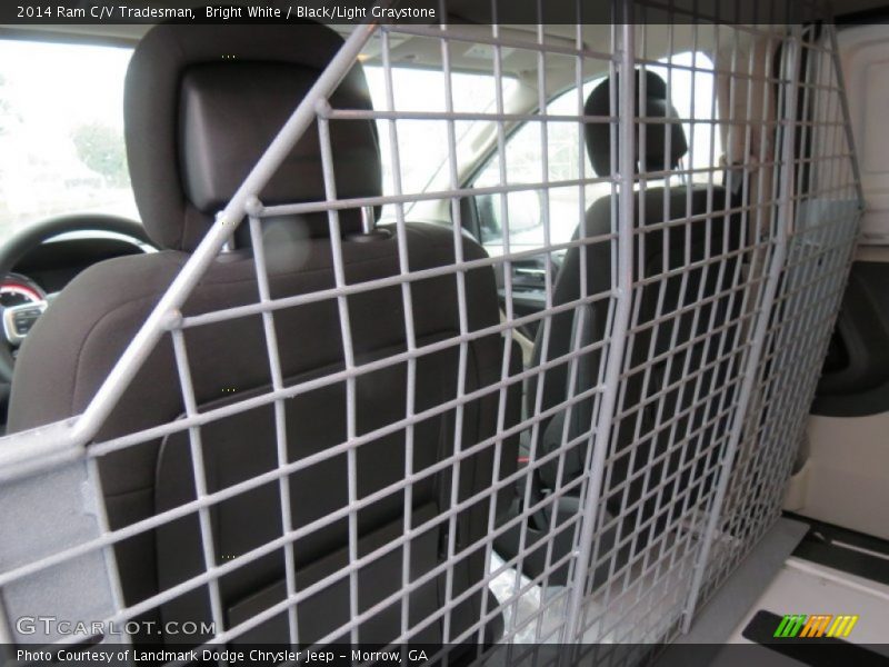 Bright White / Black/Light Graystone 2014 Ram C/V Tradesman